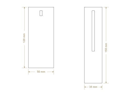 Papírcímke Model HT-M90