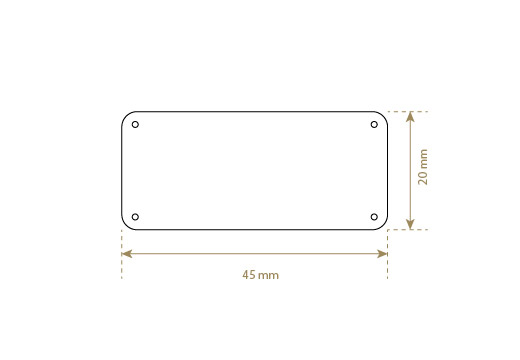 Címke műbőrből  Model EP-M101