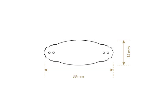 Címke műbőrből  Model EP-M102