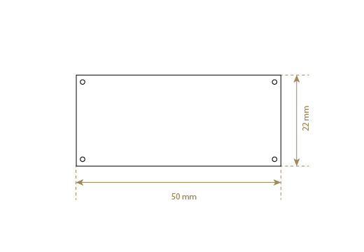 Műbőr címke Model EP-M110