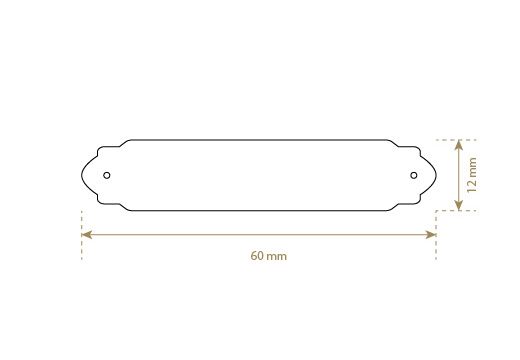 Műbőr címke Model EP-M116
