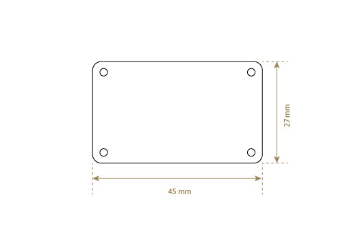 Címke műbőrből  Model EP-M132