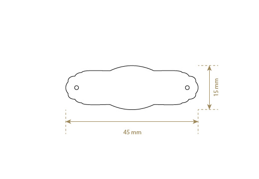 Valódi bőr címké Model EP-M15