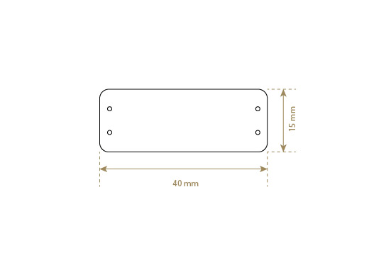 Valódi bőr címké Model EP-M4