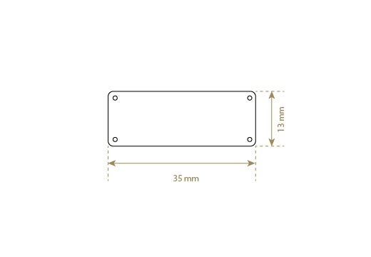 Valódi bőr címké Model EP-M63