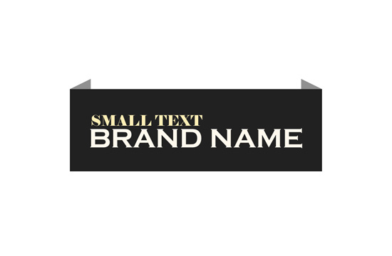 Szövött textil címke Regular Style Model WL-M18